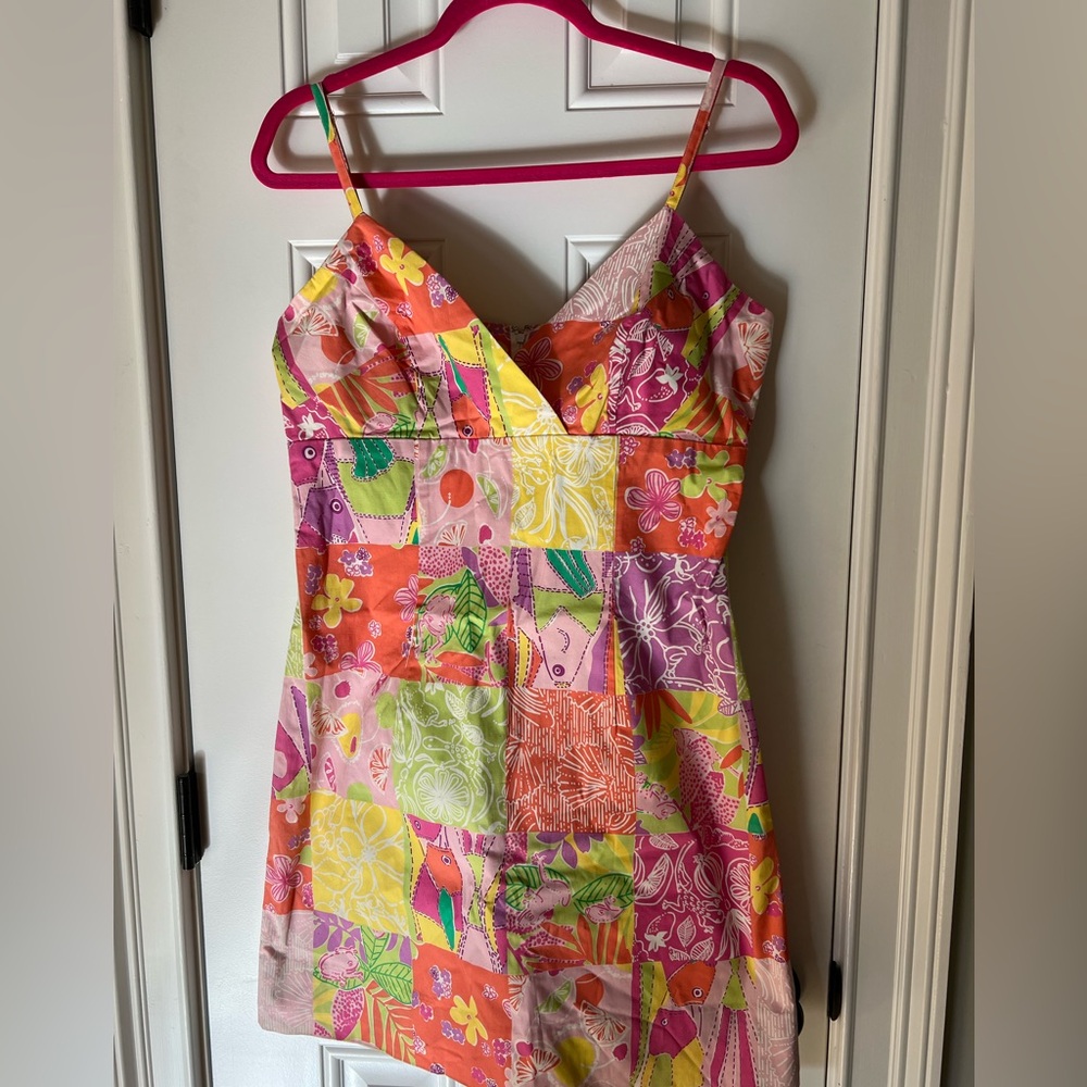 Lilly Pulitzer Patchwork Dress size 8